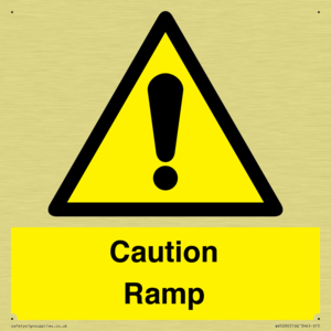 Caution Ramp